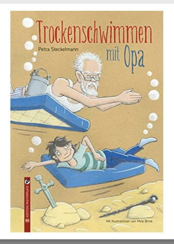 Bucheinband:Trockenschwimmen mit Opa
